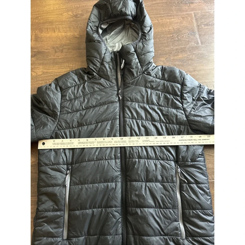 Men's Decathalon Forclaz Men's MT100 Hooded Synthetic Jacket Black Size Medium